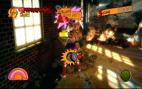 Po drugiej stronie kierowca autobusu będzie próbował cię staranować - 1 - Highschool - zombie w szkole | Opis przejścia Lollipop Chainsaw - Lollipop Chainsaw - poradnik do gry