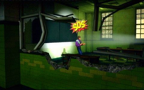 Za nią zobaczysz kolejnego chłopaka potrzebującego pomocy - 1 - Highschool - sala gimnastyczna | Opis przejścia Lollipop Chainsaw - Lollipop Chainsaw - poradnik do gry