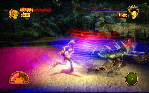 Twój przeciwnik posiada cztery rodzaje ataków - 1 - Highschool - walka z Zedem | Opis przejścia Lollipop Chainsaw - Lollipop Chainsaw - poradnik do gry