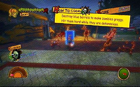 Po śmierci ostatniego przeciwnika ponownie odpal Chainsaw Dash i przeskakuj po pojawiających się pochylniach - 2 - Stadium - siłownia | Opis przejścia Lollipop Chainsaw - Lollipop Chainsaw - poradnik do gry