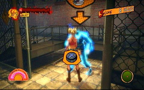 Po drugiej stronie przepaści zostaniesz zaatakowany przez trójkę zomiaków - 2 - Stadium - walka z Wikke | Opis przejścia Lollipop Chainsaw - Lollipop Chainsaw - poradnik do gry