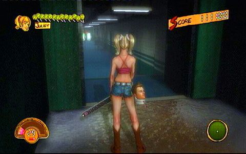 Po ostatnim okrążeniu mecz dobiegnie końca, a ty będziesz mógł opuścić boisko - 2 - Stadium - walka z Wikke | Opis przejścia Lollipop Chainsaw - Lollipop Chainsaw - poradnik do gry