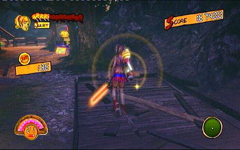 Po zakończeniu tej prostej mini gierki ponownie przeniesiesz się w inne miejsce - 3 - OBannon Farm - kombajn | Opis przejścia Lollipop Chainsaw - Lollipop Chainsaw - poradnik do gry