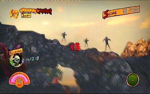 Idąc w dół strumienia będziesz atakowany przez grupki zombie - 3 - OBannon Farm - walka z Mariską | Opis przejścia Lollipop Chainsaw - Lollipop Chainsaw - poradnik do gry