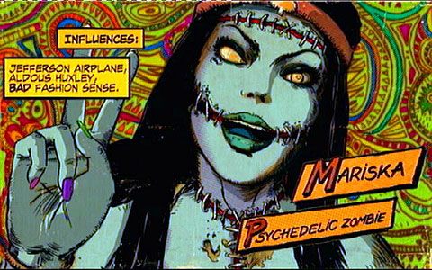 Na drewnianym mostku znajdziesz sklep, gdzie warto uzupełnić zapasy lizaków, gdyż kawałek dalej czeka cię walka z bossem - 3 - OBannon Farm - walka z Mariską | Opis przejścia Lollipop Chainsaw - Lollipop Chainsaw - poradnik do gry