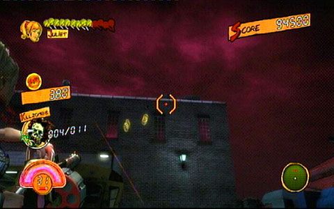 Za barykadą zostaniesz zaatakowany przez latające zombie - 5 - Cathedral - zombie na budowie | Opis przejścia Lollipop Chainsaw - Lollipop Chainsaw - poradnik do gry