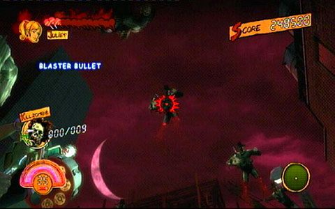 Kawałek dalej ponownie pojawią się zombie - 5 - Cathedral - zombie na budowie | Opis przejścia Lollipop Chainsaw - Lollipop Chainsaw - poradnik do gry