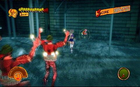 Za każdym razem gdy przetniesz słup, pojawi się grupka wybuchających zombie - 5 - Cathedral - walka z Lewis Legend | Opis przejścia Lollipop Chainsaw - Lollipop Chainsaw - poradnik do gry