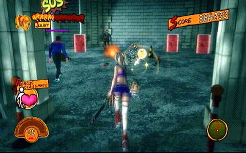 Najtrudniejszymi przeciwnikami będzie dwójka strażaków - 5 - Cathedral - walka z Lewis Legend | Opis przejścia Lollipop Chainsaw - Lollipop Chainsaw - poradnik do gry