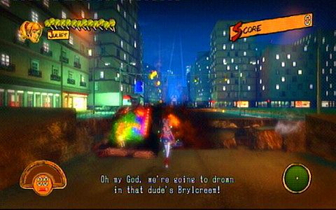 Odbijesz w ten sposób wrak, tworząc z niego wyskocznie - 6 - Killabilly | Opis przejścia Lollipop Chainsaw - Lollipop Chainsaw - poradnik do gry