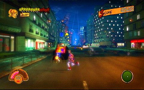 Za kolejną przepaścią użyć Chainsaw Dasha i zbierając zbiorniki z paliwem korzystaj ze wszystkich napotkanych ramp - 6 - Killabilly | Opis przejścia Lollipop Chainsaw - Lollipop Chainsaw - poradnik do gry