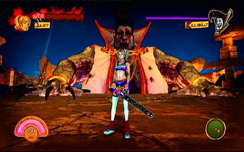 Druga faza pojedynku jest dużo trudniejsza - 6 - Killabilly | Opis przejścia Lollipop Chainsaw - Lollipop Chainsaw - poradnik do gry