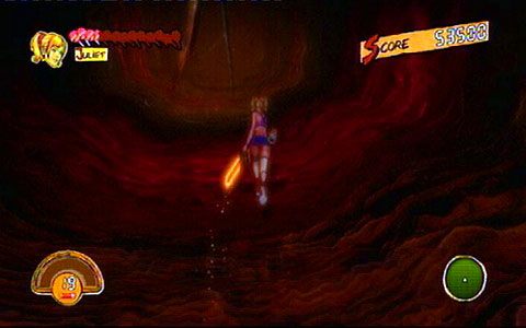 Gdy skończysz, będziesz mógł wykonać egzekucję, po której trafisz do wnętrza stwora - 6 - Killabilly | Opis przejścia Lollipop Chainsaw - Lollipop Chainsaw - poradnik do gry