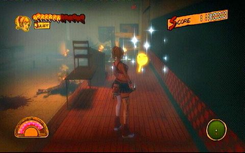 Pokonaj ja, a przy biurku nauczycielki znajdziesz kolejnego złotego lizaka - Etap I - High School | Lollipop Wrappers | Lollipop Chainsaw - Lollipop Chainsaw - poradnik do gry