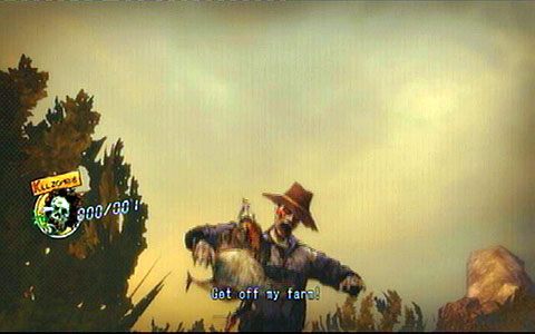 Po pierwszej walce z latającymi zombie poczekaj, aż Juliet odbierze telefon, a następnie odwróć się i idź w prawo - Etap 3 - OBannon Farm | Lollipop Wrappers | Lollipop Chainsaw - Lollipop Chainsaw - poradnik do gry