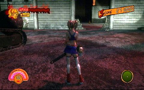 Po pierwszym spotkaniu z Rosalindą, skręć przed murem w lewo - Etap 5 - Cathedra | Lollipop Wrappers | Lollipop Chainsaw - Lollipop Chainsaw - poradnik do gry