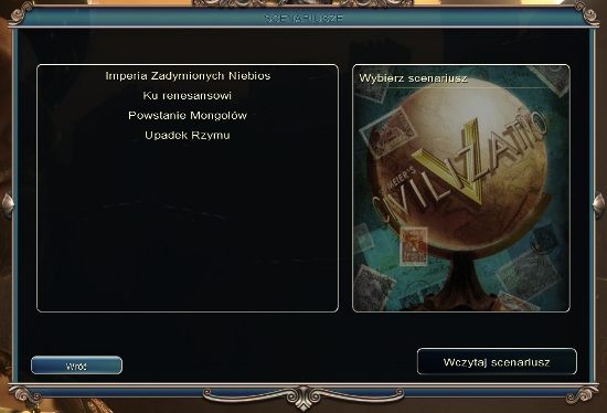 Scenariusze to jakby osobne gry w grze - posiadają najczęściej własną mapę oraz własne cywilizacje, z których każda posiada własne jednostki - Scenariusze w Sid Meiers Civilization V Bogowie i Królowie - Sid Meiers Civilization V: Bogowie i Królowie - poradnik do gry