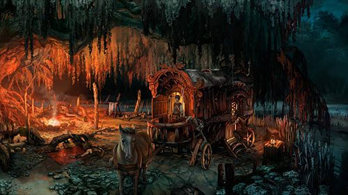 Kiedy stwory zaatakują wóz wejdź ponownie po drabinie - Bad Leads to Worse | The Dark Eye Chains of Satinav - The Dark Eye: Chains of Satinav - poradnik do gry