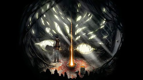 We wnętrzu posągu umieść w lewym oczodole (Eye-Socket) wiklinowy koszyk (Wicker Basket) i połóż na nim stwora, który od razu zaśnie - Three Impossible Tasks | The Dark Eye Chains of Satinav - The Dark Eye: Chains of Satinav - poradnik do gry