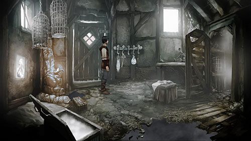 Obok drzwi wbite są haki (Hook) - The Dream Chambers | The Dark Eye Chains of Satinav - The Dark Eye: Chains of Satinav - poradnik do gry