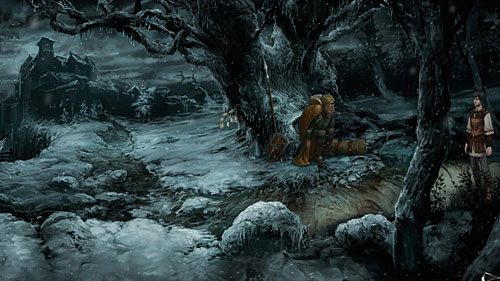 W drodze powrotnej do miasta napotkasz rycerza (Knight Wrathling) - Back Home | The Dark Eye Chains of Satinav - The Dark Eye: Chains of Satinav - poradnik do gry