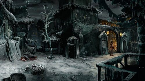 Geron umówił się z naukowcem w akademii magów, ale niestety brama jest zamknięta - Back Home | The Dark Eye Chains of Satinav - The Dark Eye: Chains of Satinav - poradnik do gry