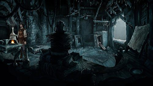 Podnieś z podłogi rozbitą szklaną bańkę (Glass Shards) i użyj na niej zaklęcia naprawy - To the King! | The Dark Eye Chains of Satinav - The Dark Eye: Chains of Satinav - poradnik do gry