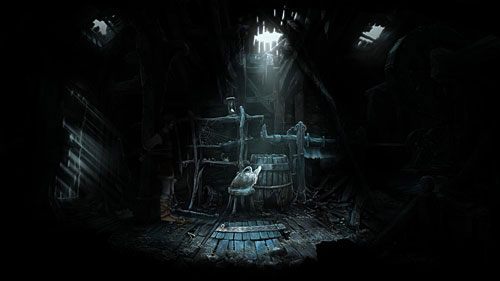 Przełącz się na prawą dziurę klikając na niej (Hole) - New Prospects, New Old Enemies | The Dark Eye Chains of Satinav - The Dark Eye: Chains of Satinav - poradnik do gry