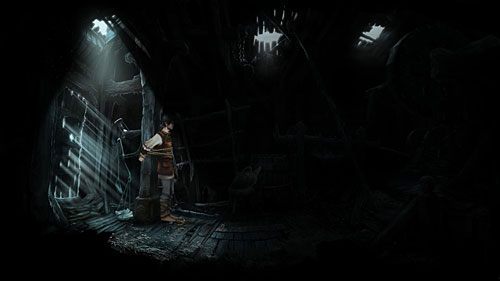 Przy ścianie stoi zniszczony regał - New Prospects, New Old Enemies | The Dark Eye Chains of Satinav - The Dark Eye: Chains of Satinav - poradnik do gry