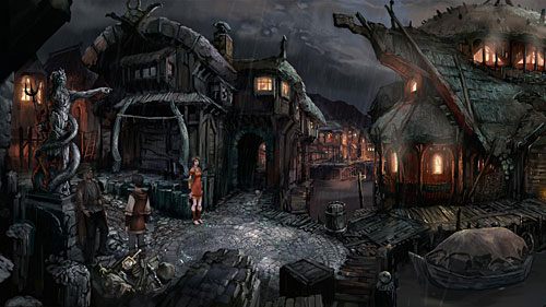 Po rozmowie z Jarrem przeszukaj pobliskie śmieci (Rubbish) i zabierz leżące na nich lusterko (Broken Mirror) - The Prism | The Dark Eye Chains of Satinav - The Dark Eye: Chains of Satinav - poradnik do gry