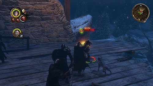 Na szczycie klatki schodowej znów zostaniesz zaatakowany, tym razem przez dwóch przeciwników, co nie powinno stanowić dużego problemu - Na tę noc i wszystkie pozostałe (ZG) | Rozdział 1 - Mors Westford | Gra o tron - Gra o tron - poradnik do gry