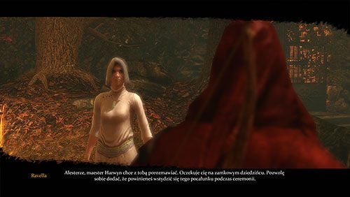 Po ceremonii zaczepi Cię niania, zbulwersowana pokazem podczas pogrzebu - Za wszystkie dni, które przeminęły (ZG) - Riverspring, Boży Gaj, Dziedziniec | Rozdział 2 - Alester Sarwyck - Gra o tron - poradnik do gry