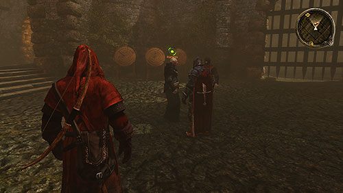 Po wejściu na dziedziniec możesz podsłuchać rozmowy skupionych w grupki ludzi, po czym udaj się porozmawiać z Harwynem - Za wszystkie dni, które przeminęły (ZG) - Riverspring, Boży Gaj, Dziedziniec | Rozdział 2 - Alester Sarwyck - Gra o tron - poradnik do gry