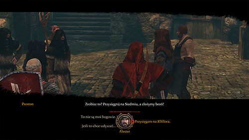 Jeśli zaoferujesz mieszkańcom żywność, wtedy zażądają, abyś przysiągł na bogów - Za wszystkie dni, które przeminęły (ZG) - Riverspring (Ulice), Zamek | Rozdział 2 - Alester Sarwyck - Gra o tron - poradnik do gry