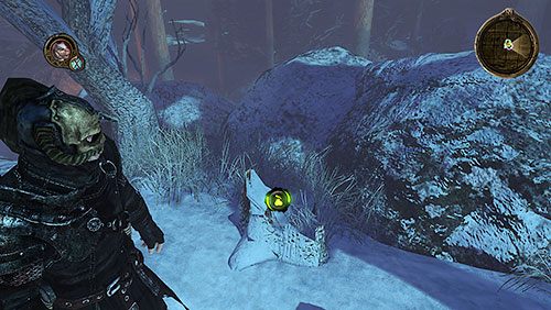 Kolejny pień ze złotem wyniuchasz za krzakami, nieco na południowy-zachód od obozowiska, kończąc tym samym to zadanie poboczne - Poszukiwanie skarbów (ZP) | Rozdział 3 - Mors Westford | Gra o tron - Gra o tron - poradnik do gry