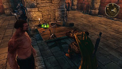 Po wyjściu z celi skieruj swe kroki na posterunek strażnika, którego uśpił Varys - Wola Lwa (ZG) - Warownia Maegora, Czerwona Twierdza | Rozdział 4 - Alester Sarwyck - Gra o tron - poradnik do gry