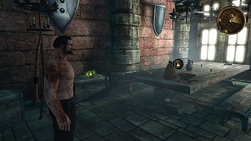 W pokoju z którego wyszli znajdziesz resztę swojego wyposażenia, więc natychmiast załóż na siebie co trzeba - Wola Lwa (ZG) - Warownia Maegora, Czerwona Twierdza | Rozdział 4 - Alester Sarwyck - Gra o tron - poradnik do gry