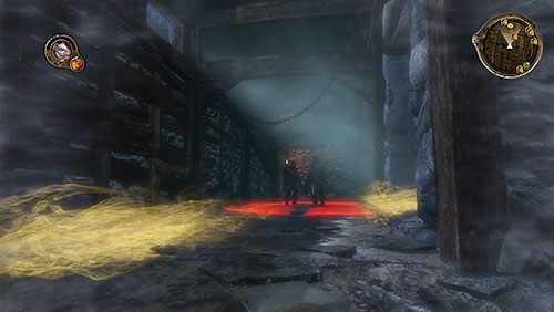 Pies trafi w końcu na grupkę mieszkańców, którzy ewidentnie nie lubią zwierząt - Piękna i Bestia (ZG) - Czarny Zamek, Moles Town, Tunele Moles Town | Rozdział 5 - Mors Westford - Gra o tron - poradnik do gry