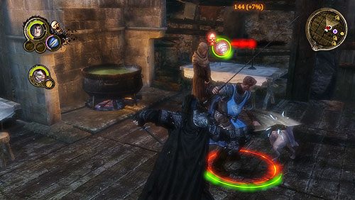 Po krótkiej wymianie zdań dojdzie do walki z fałszywym wysłannikiem - Piękna i Bestia (ZG) - Czarny Zamek, Moles Town, Tunele Moles Town | Rozdział 5 - Mors Westford - Gra o tron - poradnik do gry