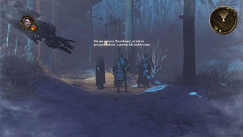 Po drugiej stronie podsłuchasz rozmowę kilku Wron z ludźmi fałszywego Godrica - Piękna i Bestia (ZG) - Moles Town (Las), Czarny Zamek | Rozdział 5 - Mors Westford - Gra o tron - poradnik do gry