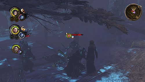 Na pobliskim pomoście spotkasz ludzi Nocnej Straży, którzy próbują wciągnąć Cię w pułapkę - Piękna i Bestia (ZG) - Moles Town (Las), Czarny Zamek | Rozdział 5 - Mors Westford - Gra o tron - poradnik do gry