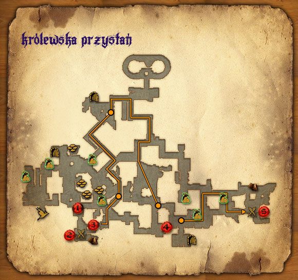 Punkt 1 - Królewskie Psy (ZG) - Czerwona Twierdza, Królewska Przystań | Rozdział 6 - Alester Sarwyck - Gra o tron - poradnik do gry