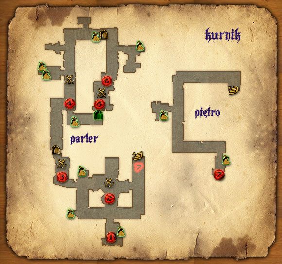 Punkt 1 - Królewskie Psy (ZG) - Kurnik, Czerwona Twierdza | Rozdział 6 - Alester Sarwyck - Gra o tron - poradnik do gry