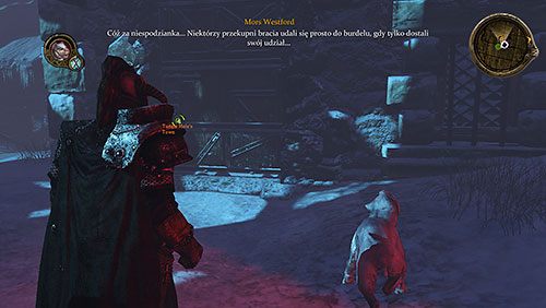 Ostatni trop doprowadzi Cię do dobrze znanego zamtuza w Moles Town - Bezpański pies (ZG) - Czarny Zamek, Moles Town | Rozdział 7 - Mors Westford - Gra o tron - poradnik do gry