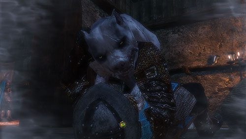 Otworami w ścianach dostaniesz się do pomieszczeń w których stoją kolejni strażnicy - Bezpański pies (ZG) - Tunele Moles Town | Rozdział 7 - Mors Westford - Gra o tron - poradnik do gry