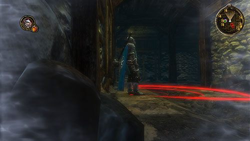 Po oczyszczeniu pierwszych pokojów będziesz mógł zagryźć strażnika, który wpatrzony jest w północną część korytarza, po którym chodziła dwójka, którą zagryzłeś wcześniej - Bezpański pies (ZG) - Tunele Moles Town | Rozdział 7 - Mors Westford - Gra o tron - poradnik do gry