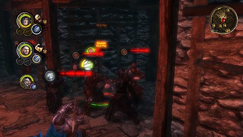 W kolejnym punkcie również znajduje się grupka, którym pies nie da rady, więc rozpraw się z nimi osobiście - Bezpański pies (ZG) - Tunele Moles Town | Rozdział 7 - Mors Westford - Gra o tron - poradnik do gry