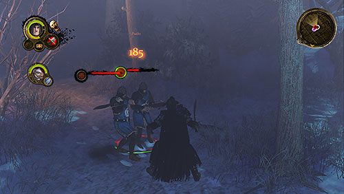 Najpierw wyeliminuj dwóch wartowników na południe od obozu Yohna - Bezpański pies (ZG) - Dar, Chata Westfordów | Rozdział 7 - Mors Westford - Gra o tron - poradnik do gry