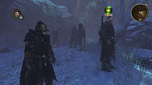 Po zajęciu się wszystkimi wartownikami wróć do Patreka, zapisz grę i powiedz mu, że jesteś już gotowy oraz że znalazłeś dobrą pozycję dla strzelca - Bezpański pies (ZG) - Dar, Chata Westfordów | Rozdział 7 - Mors Westford - Gra o tron - poradnik do gry