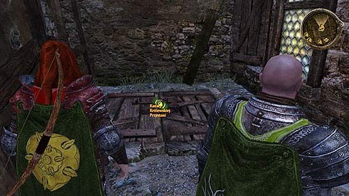 Desmond zaprowadzi Cię do najbliższego zejścia do Kanałów Królewskiej Przystani, tuż obok targu - Nowa nadzieja (ZG) - Królewska Przystań, Kanały | Rozdział 8 - Alester Sarwyck - Gra o tron - poradnik do gry